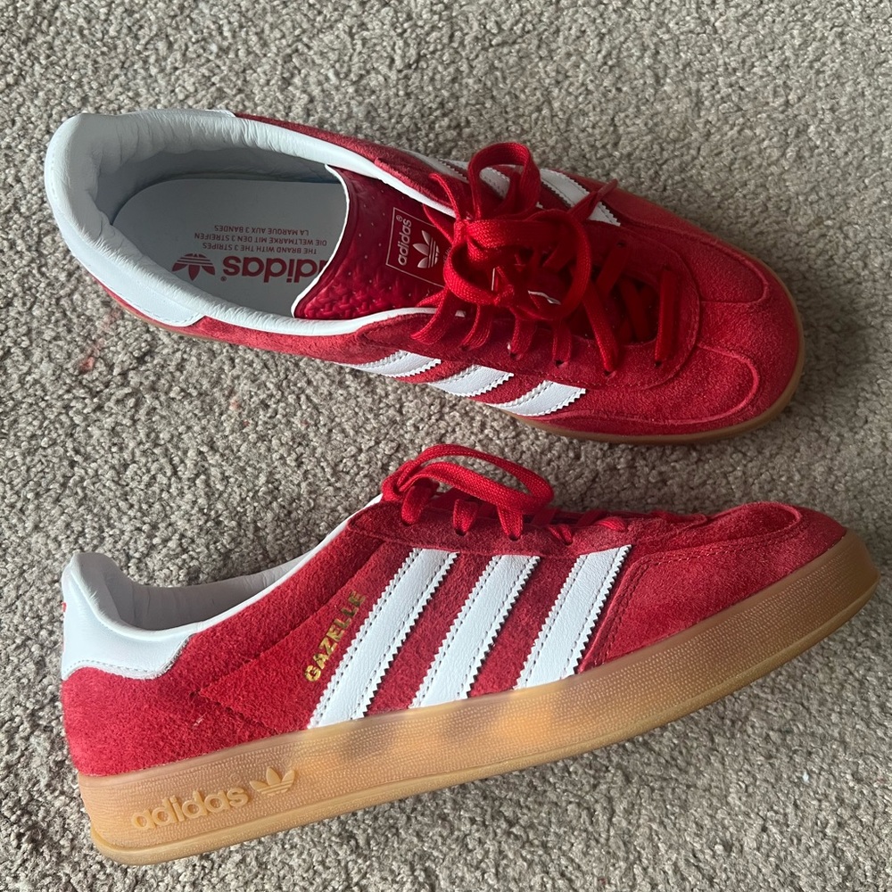 Adidas Gazelle Red Sneakers